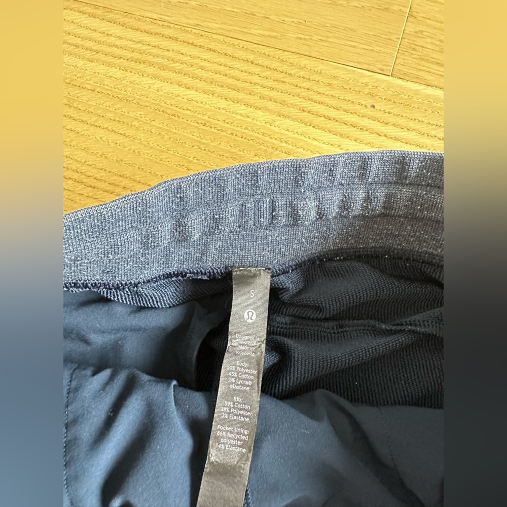Lululemon City Sweat Jogger Pants - Heathered True Navy - shorter length version - Picture 3 of 5